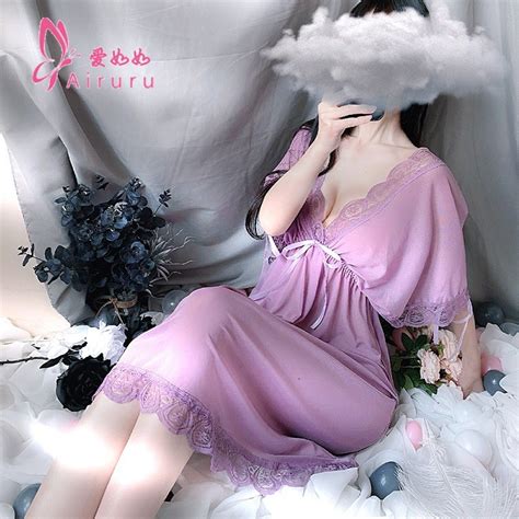 Ready Stock Women Sexy Lace Lingerie Sleep dress Mesh Sleepwear Pajama女士性感蕾丝内衣睡衣 Shopee Malaysia