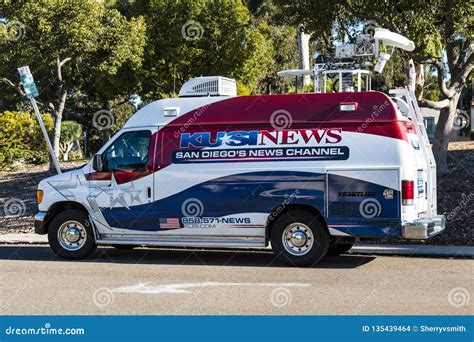 News Van Eyewitness News Abc 7 Ny Tv Broadcast News Van Nyc Usa