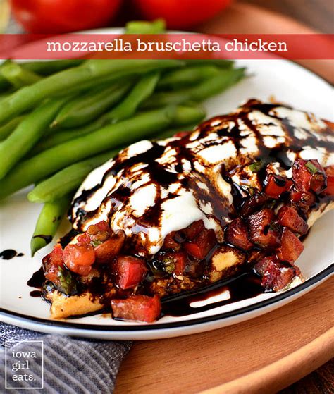 Mozzarella Bruschetta Chicken Easy Chicken Dinner