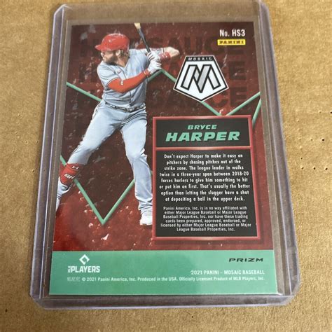 2021 Panini Mosaic Hot Sauce Mosaic HS3 Bryce Harper EBay