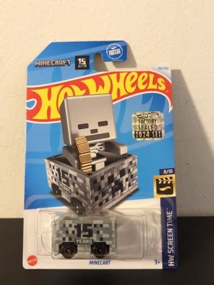 2024 HOT WHEELS MINECART HW SCREEN TIME MINECRAFT 15 YEARS Factory Sealed Set EBay
