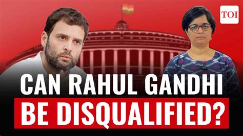 Rahul Gandhi Defamation Case Can Rahul Gandhi Lose His Lok Sabha