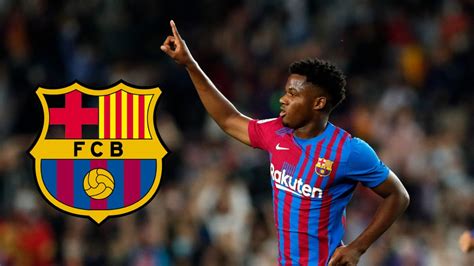 Ansu Fati Renews Contract With Barcelona With €1bn Release Clause