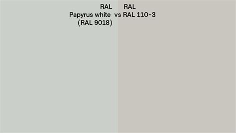 Ral Papyrus White Vs Ral Side By Side Comparison