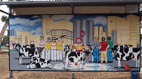 Bendigo Artist Steve Monk Wins 2020 Rochester Mural Festival Bendigo