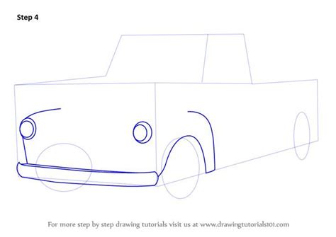 Learn How To Draw A Gmc Pickup Truck Trucks Step By Step Drawing