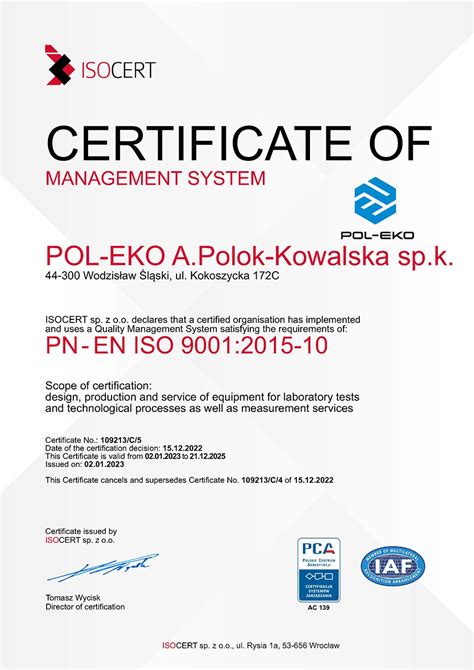 ISO EN POL EKO