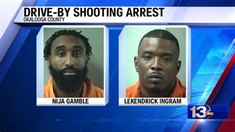 Okaloosa County Deputies Arrest Two Men In Connection To Drive By