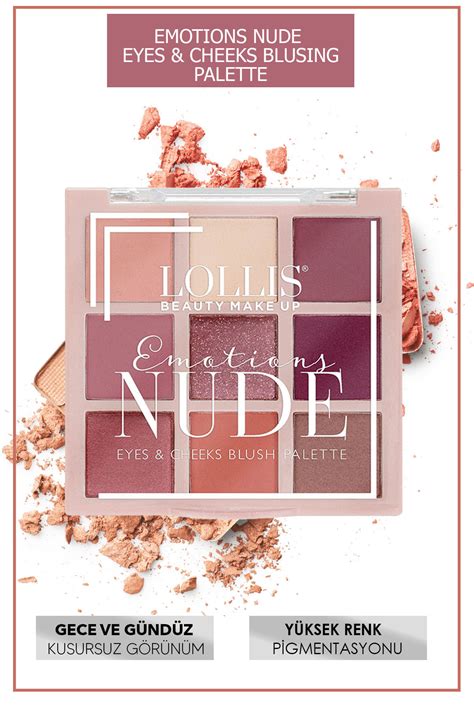 Lollis Emotions Nude Eyes cheeks Blush Palette Emotions Göz Ve Yanak Allık Paleti Fiyatı
