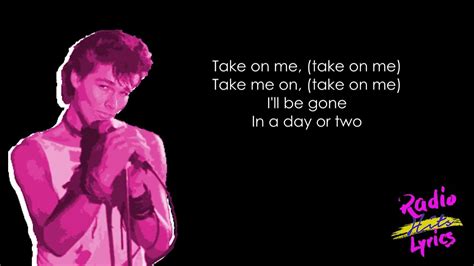 A Ha Take On Me Lyrics Youtube