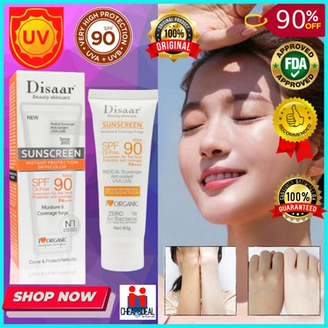 Buy 1 Take 1 Disaar Facial Sunscreen Cream Spf 90 Pa Moisturizing Skin Protect 100 Sunblock