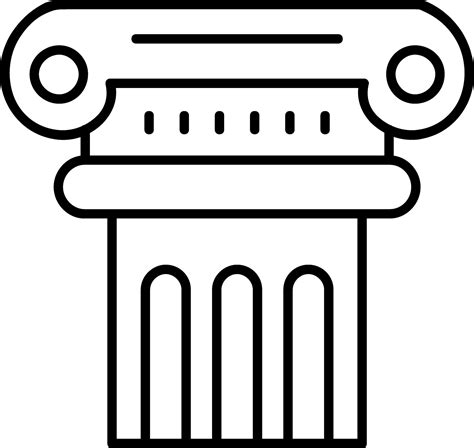 column  icon  vector art  vecteezy