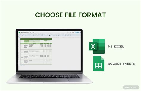 Implementation Timeline Template - Google Sheets, Excel | Template.net