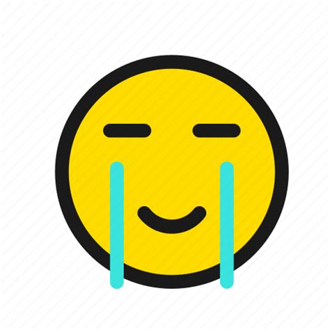 Crying Smile Happy Tears Emoji Smiiley Emoticon Icon Download