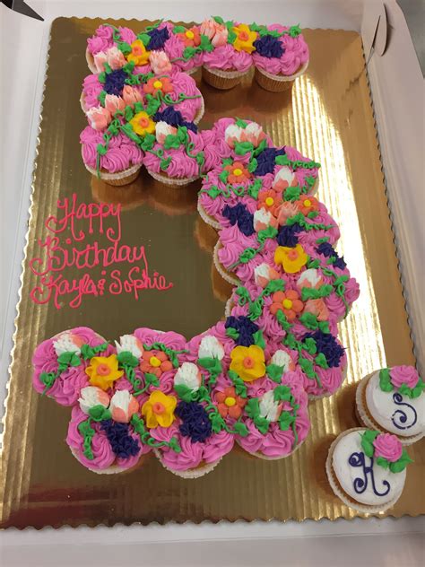 Number Cupcake Cake Cupcake Cakes How To Make Cupcakes Cake