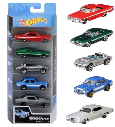 Hot Wheels 5 li Set Hızlı Ve Öfkeli Fast And Furıous 1 64