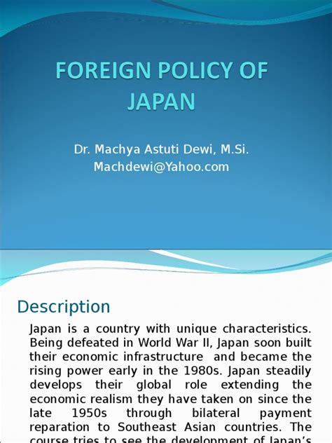 Foreign Policy of Japan | PDF | Japan | Empire Of Japan