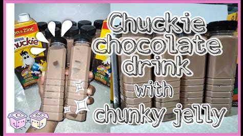 Chuckie Choco Jelly Drink Youtube