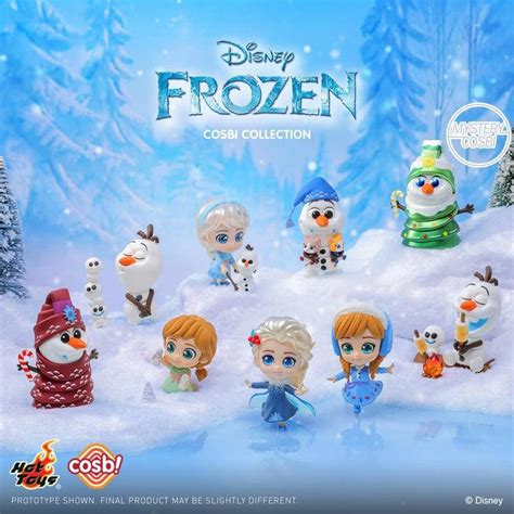 2024 Hot Toys Frozen COSBI Second Round Blind Box Mini Collection Of Elsa Anna Olaf Ice