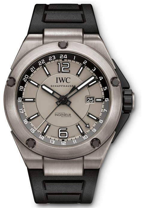IWC IW3264-03 : Ingenieur Dual Time Titanium » WatchBase