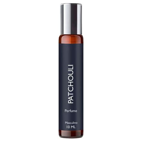 Perfume Patchouli Masculino Spray Portátil 10ml Essência do Brasil