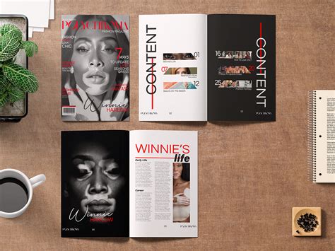 moda dergisi tasarimi  behance