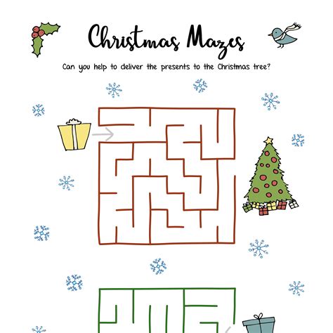 xmas puzzles printable 5