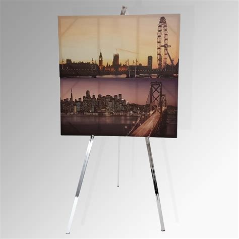 Chrome Easel Premium Metal Folding Greco Cm Display Easels Uk