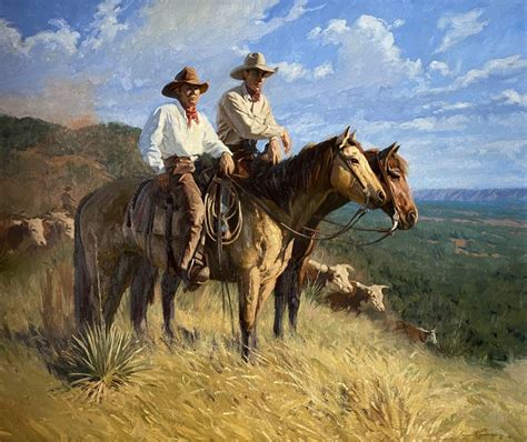 Western Cowboy Landscape Paintings