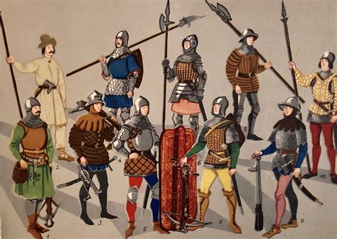 Infantry Of The 14th And 15th Centuries Medieval Knight Medieval Armor