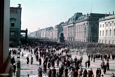 Unter Den Linden In Berlin In The Year Of 1940 A Time Of Great Glory