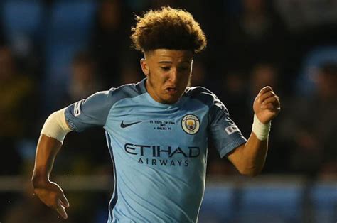 Jadon Sancho Man City Ace Quits Training As Arsenal And Tottenham