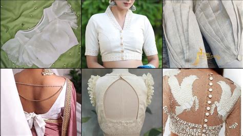 White Blouse Design New Latest Blouse Designs Blouse Ki Design Blouse