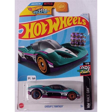 Jual Hot Wheels Group C Fantasy Green No 3 HW Race Day Hotwheels Lets Race Netflix Factory