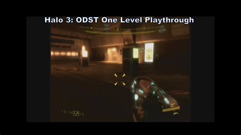 Halo 3 Odst One Level Playthrough With No Cheats On The Xbox 360 D