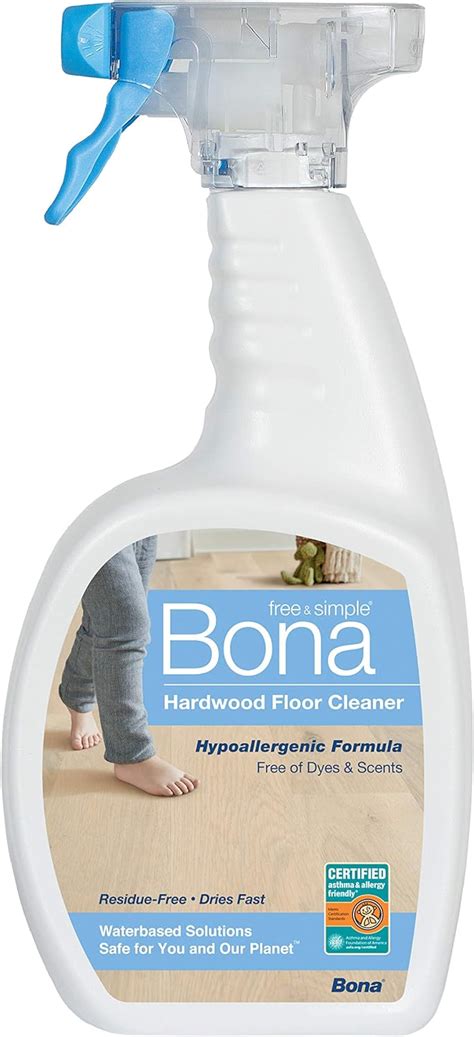 Bona Limpiador De Pisos De Madera Dura Libre Y Simple Oz Spray