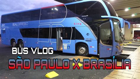 Viajando de São Paulo para Brasília de ônibus DD da Real Expresso A