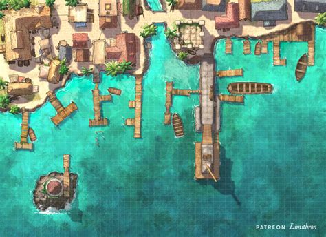 City Port Docks Map by Limithron | Limithron
