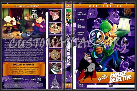 The Great Mouse Detective 1986 Dvd Cover Dvd Covers And Labels By