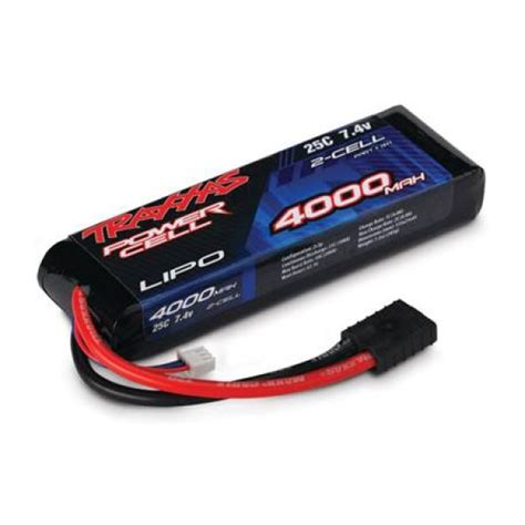 Traxxas LiPo Battery 4000mAh 25C 7 4V 2S TRA2841 Cars Trucks