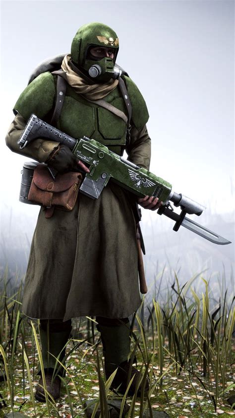 Guardsman By Superninjanub Warhammer Jdr Warhammer 40k Soldat