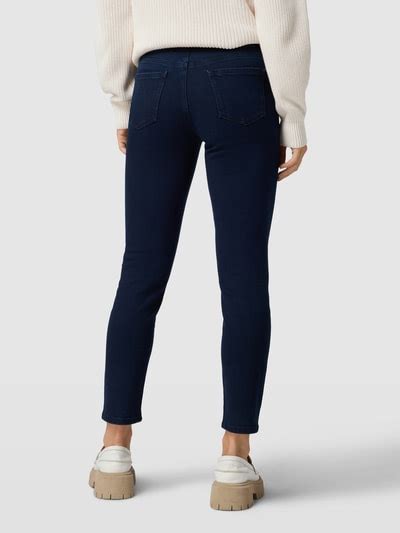 Marc Cain Slim Fit Jeans Met 5 Pocketmodel In Donkerblauw Online Kopen