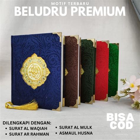 Jual Buku Yasin Dan Tahlil Custom Foto Hardcover Bludru Beludru Premium