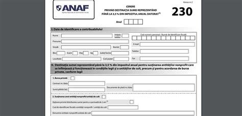 Formularul 230 Trebuie Depus Pana Pe 25 Mai