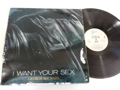 George Michael I Want Your Sex Maxi Lp Vinyl Spanish First Press Epic Eur