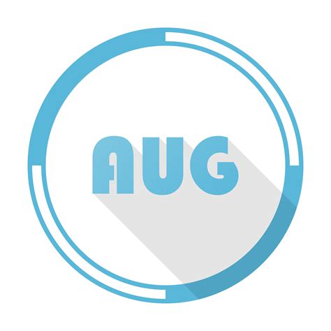 Bullet With August Month 19786575 Png