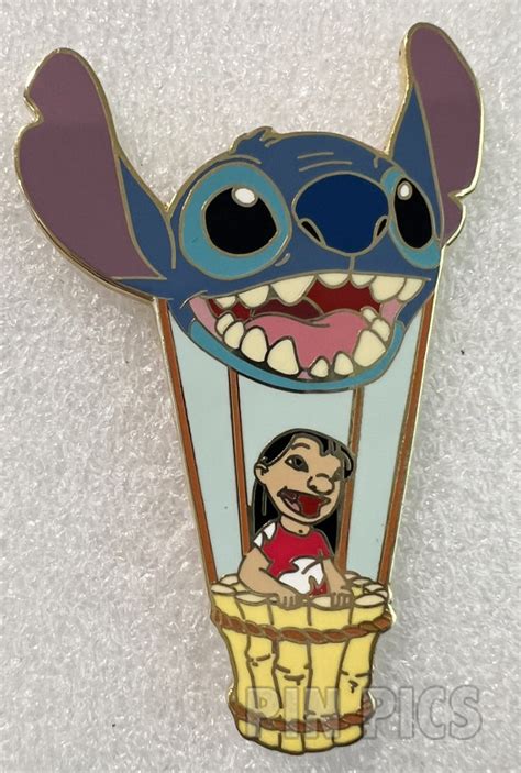 PP31817 Disney Auctions Stitch Hot Air Balloon Lilo PinPics