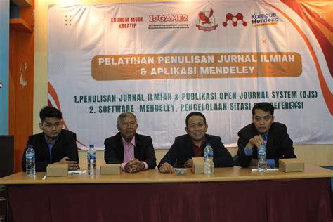 Pelatihan Penulisan Artikel Ilmiah Tembus Publikasi Stie Pemuda