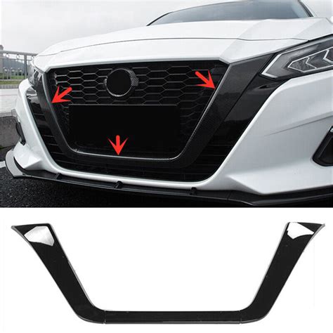 Gloss Black For Nissan Altima Jdm Style Front Grille Frame