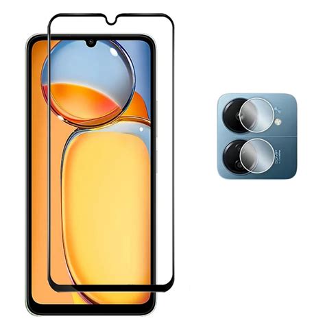 AYRA Redmi 13c 4g Redmi 13c 5g 11D Tempered Glass With Camera Lens